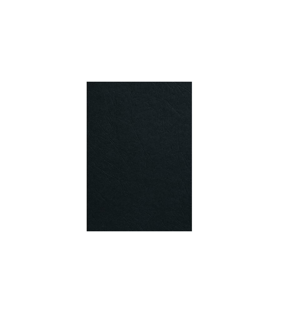 dosis formule Uitgebreid Voorblad GBC A4 lederlook zwart 100stuks - Papier-Store