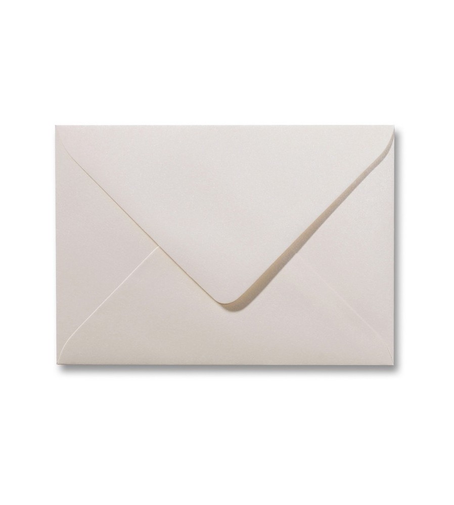 Envelop - Roma - 15,6 x 22 cm - 50 stuks - Metallic Wit
