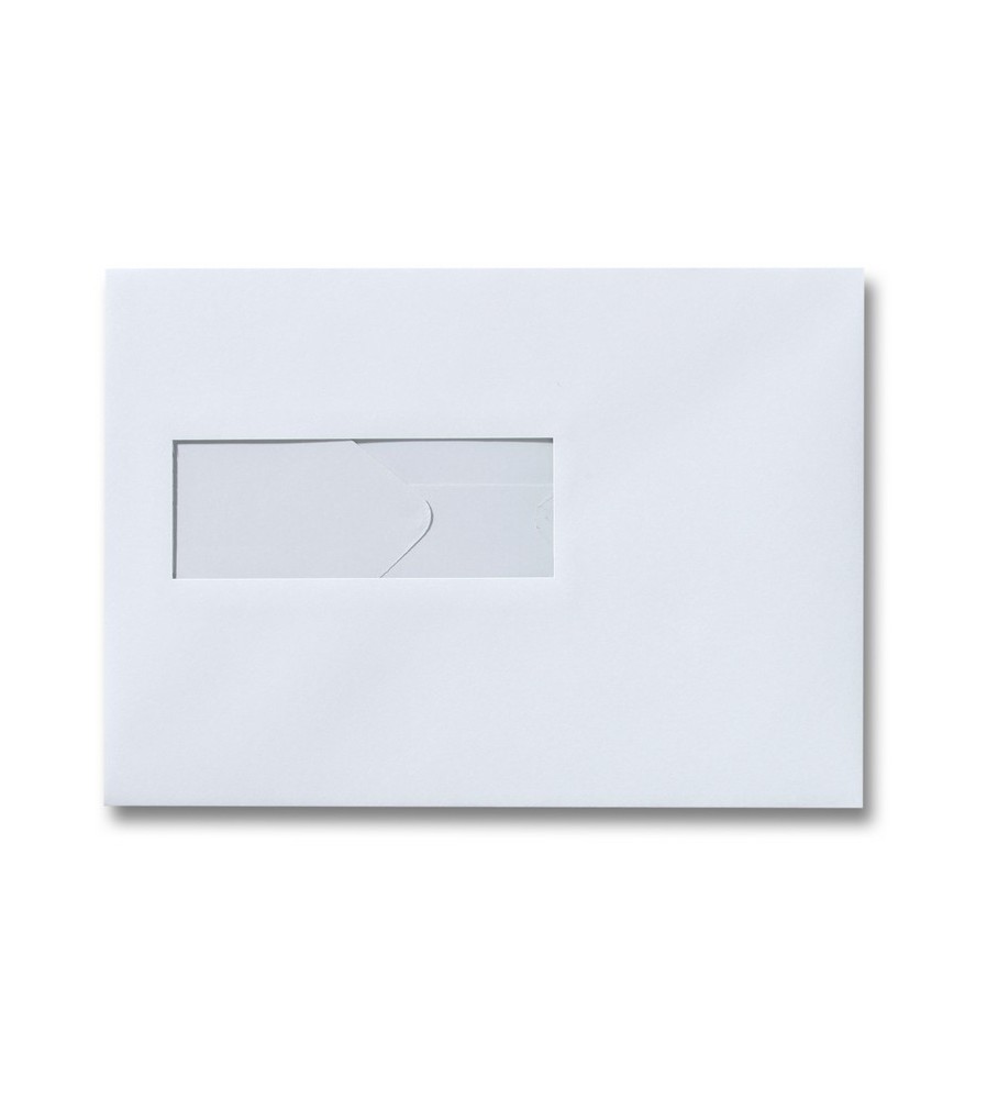 puberteit Italiaans Snelkoppelingen Envelop - 156 x 220 - Venster Links - Zilvergrijs - Papier-Store