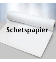 Schets- en Tekenpapier - rol 35 cm - Transparant