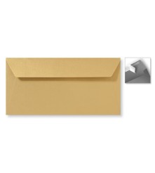 Envelop Striplock 11 x 22 cm - extra wit - 120 GM - Rechte klep - Striplock
