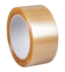 PP Tape met acryllijm, Low noise, Transparant 50mm x 66 meter 28my