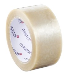 PP Tape met acryllijm, Low noise, Transparant 50mm x 66 meter 28my