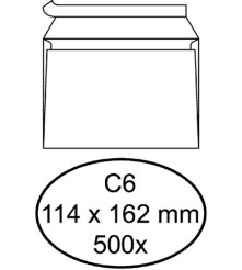 Trajanus Enveloppen - 114 x 162 - 80 g/m2 - ZV - Striplock