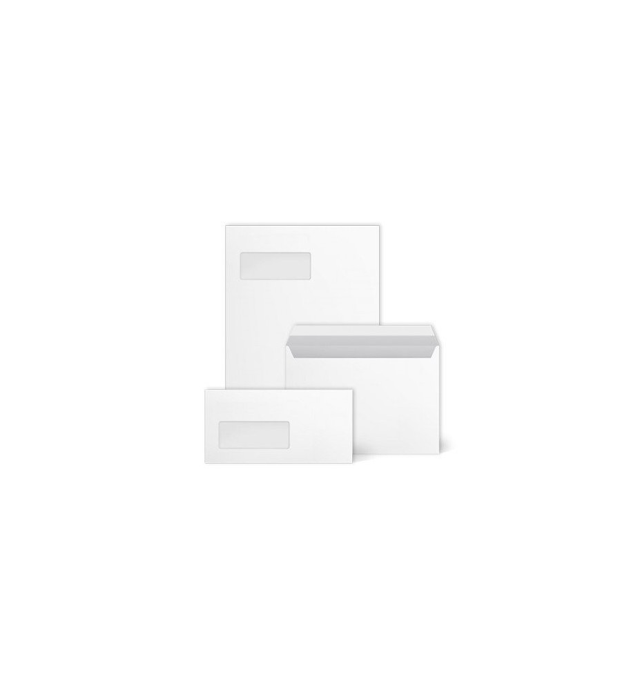 Envelop - C5 - 162x229 - 500 stuks - Striplock - Zonder Venster - 80 GM2