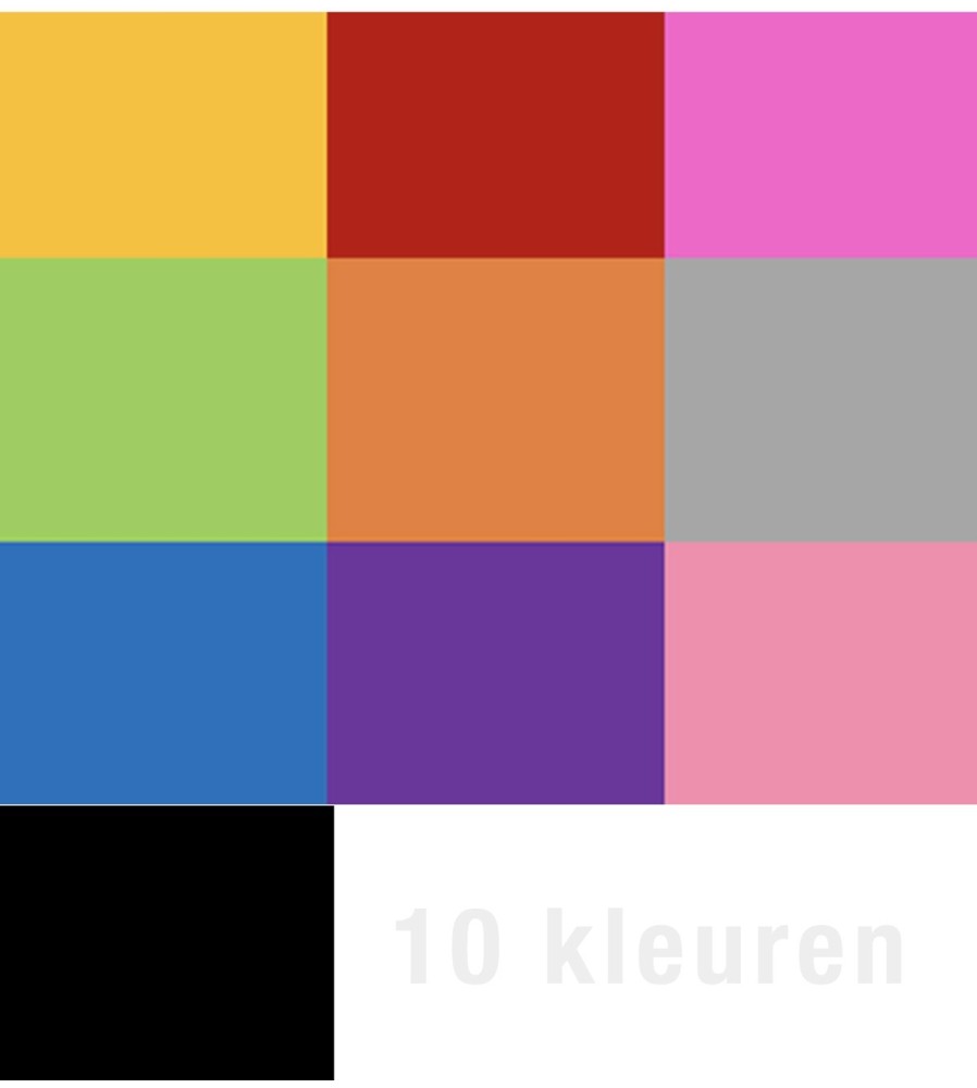 NPA - Mixpakket - A2 - 10 kleuren x 5 vel (50 vel)  - 120 GM