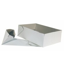 Paraatdoos, A5 format, wit, bodem + deksel -  220mm x 155mm x 50mm - 100 stuks