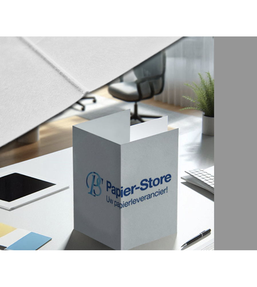 Plano Superior - A4 (2x A5) - Wit - Voorzien van Ril - 300 G/M2 - 125 vel