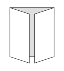 Biotop papier - 200 G/M2 - A4 -  Luikvouw