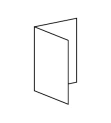 Groen -  A4 - Enkele vouw - 160 GM