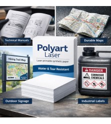 Polyart Laser  - A3 - 95 micron (120 GM)  - 125 vel - Wit
