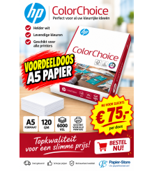 Voordeeldoos - HP ColorChoice - 120 GM - A5 - 6000 vel