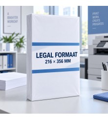 Legal formaat - 216 x 356 - 80 G/M2 - 500 vel