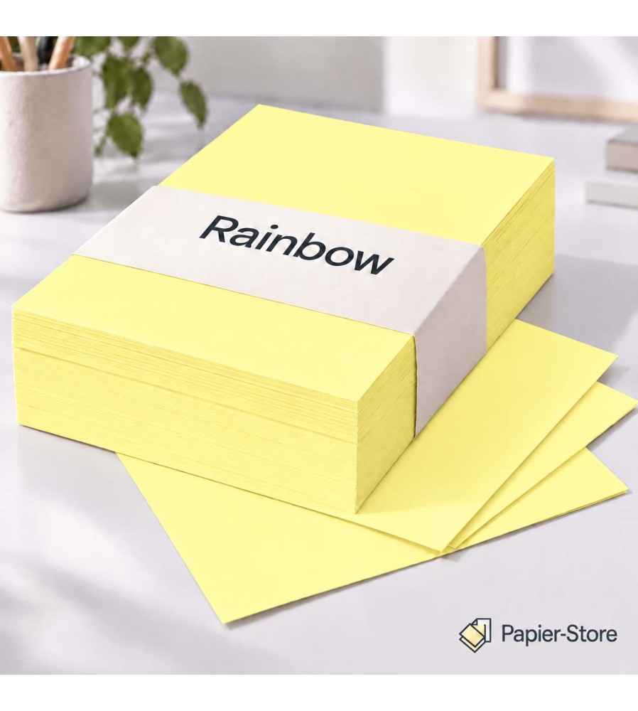 Rainbow  - Lichtgeel - 12 - A3 - 160 g/m2 - 250 vel