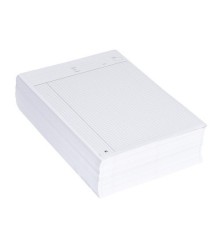 Proefwerkpapier zonder naam - A4 - Gelijnd - 70 G/M2 - 1000 vel