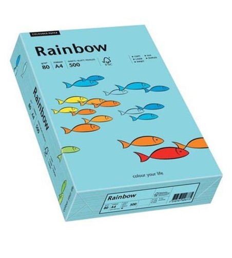 Rainbow  - Middenblauw - 84 - A4 - 120 g/m2 - 250 vel