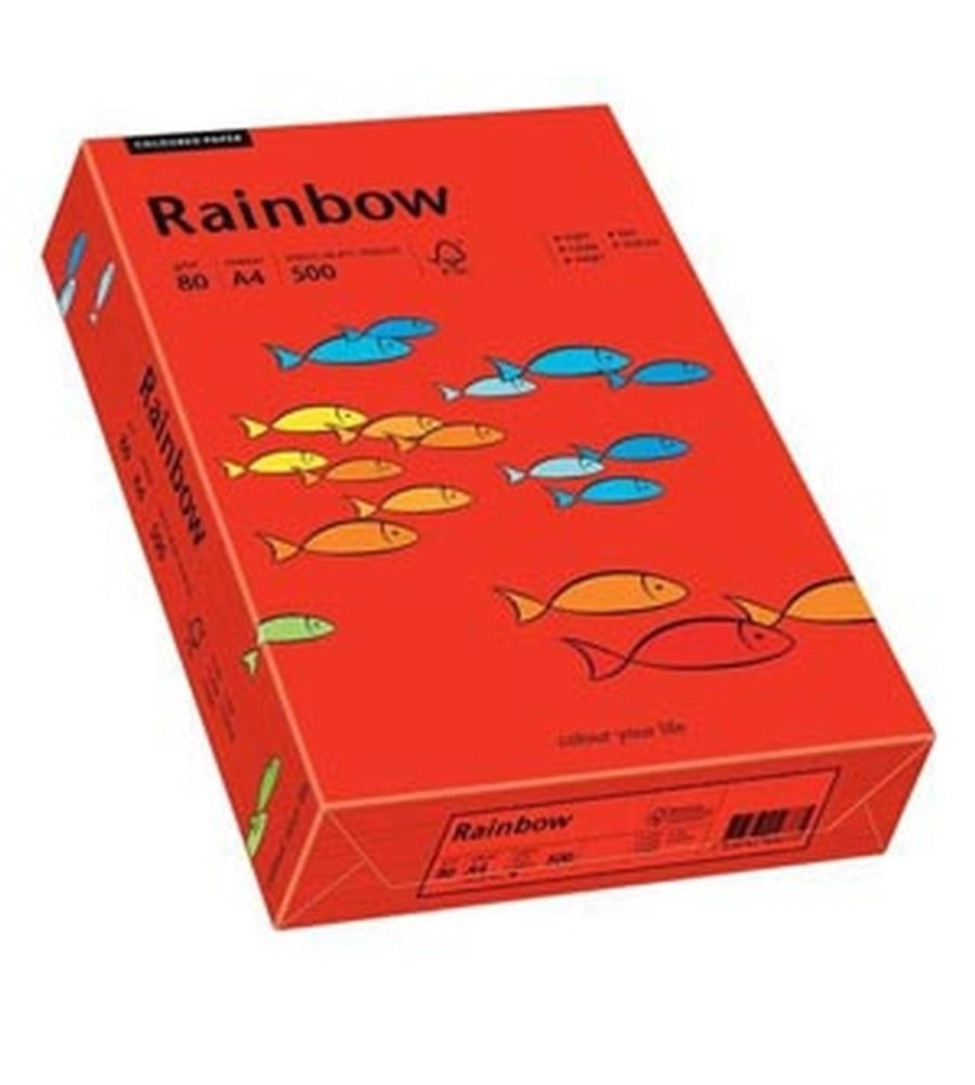 Toneelschrijver Vooruit roekeloos Rainbow - Intensief Rood - 28- A4 - 230 g/m2 - 250 vel - Papier-Store