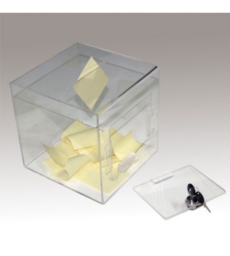Ideeënbox / loterijbox Transparant