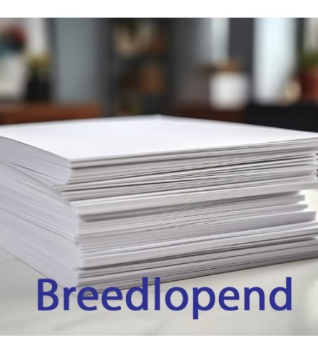 Breedlopend papier